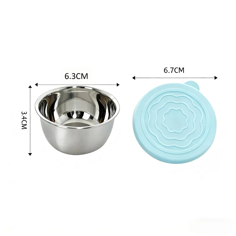 LeakLock Stainless Steel Meal Prep Containers (6-Pack)