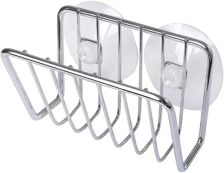 Stainless Steel Sink Sponge Caddy – Rustproof Kitchen Organizer