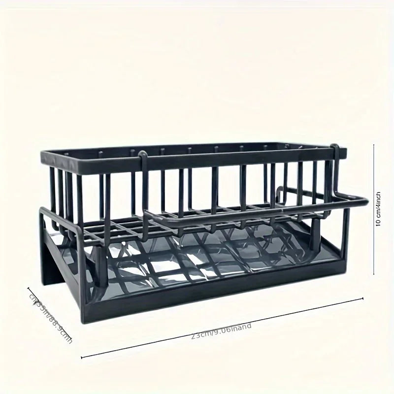 No-Drill Kitchen Sink Organizer & Sponge Holder