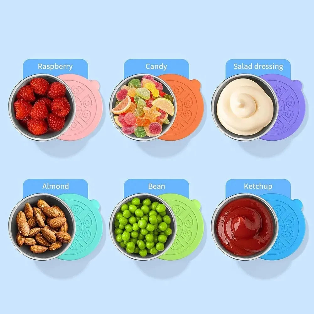 LeakLock Stainless Steel Meal Prep Containers (6-Pack)