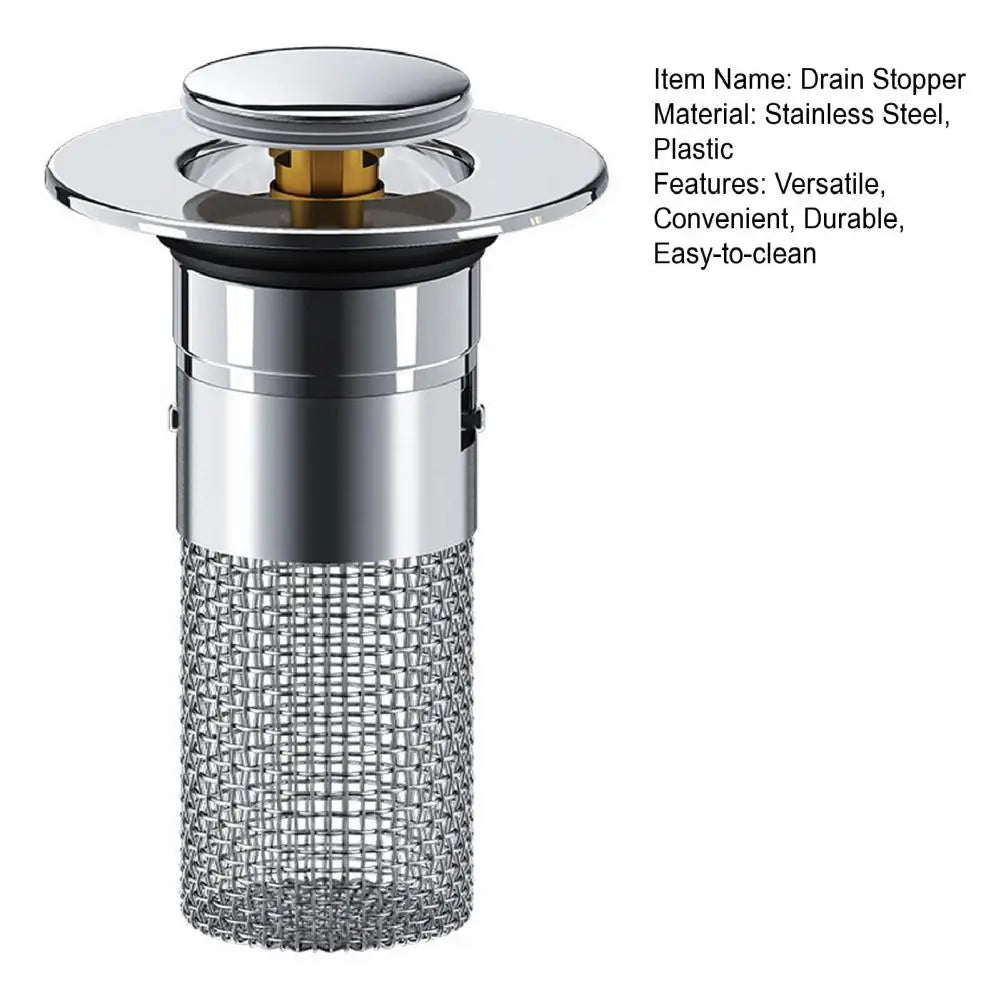Stainless Steel Universal No-Clog Drain Stopper