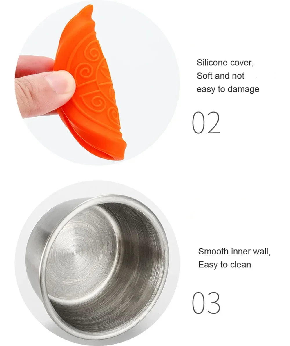 LeakLock Stainless Steel Meal Prep Containers (6-Pack)
