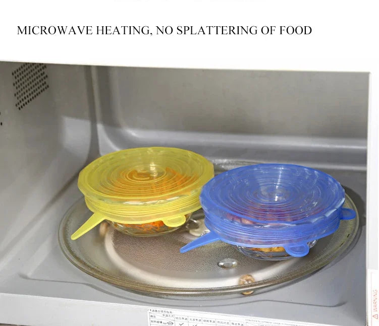 Silicone Stretch Lids – Reusable Universal Food Covers