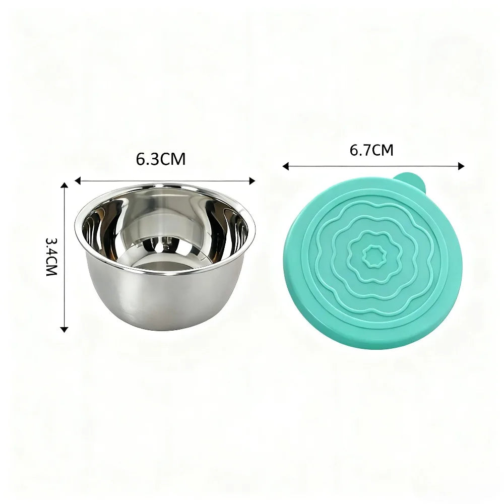 LeakLock Stainless Steel Meal Prep Containers (6-Pack)