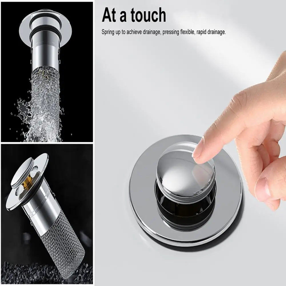 Stainless Steel Universal No-Clog Drain Stopper