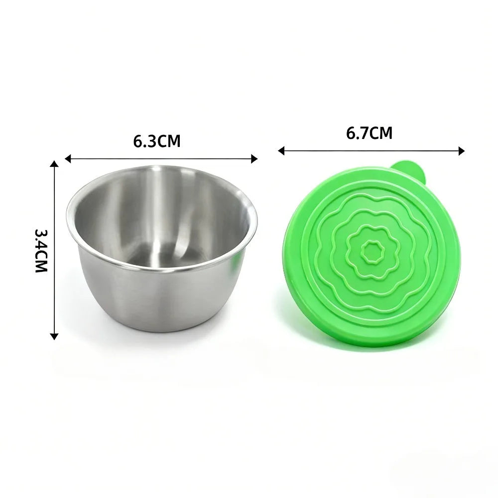 LeakLock Stainless Steel Meal Prep Containers (6-Pack)