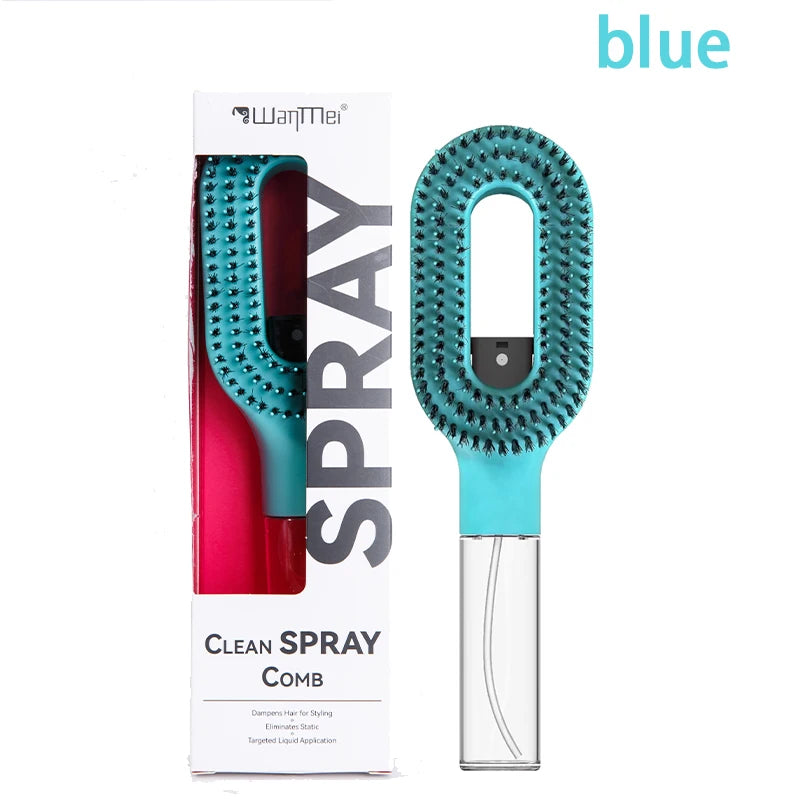 2 in 1 Detangling hair Brush with Water Mist Spray