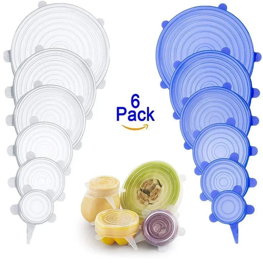 Silicone Stretch Lids – Reusable Universal Food Covers