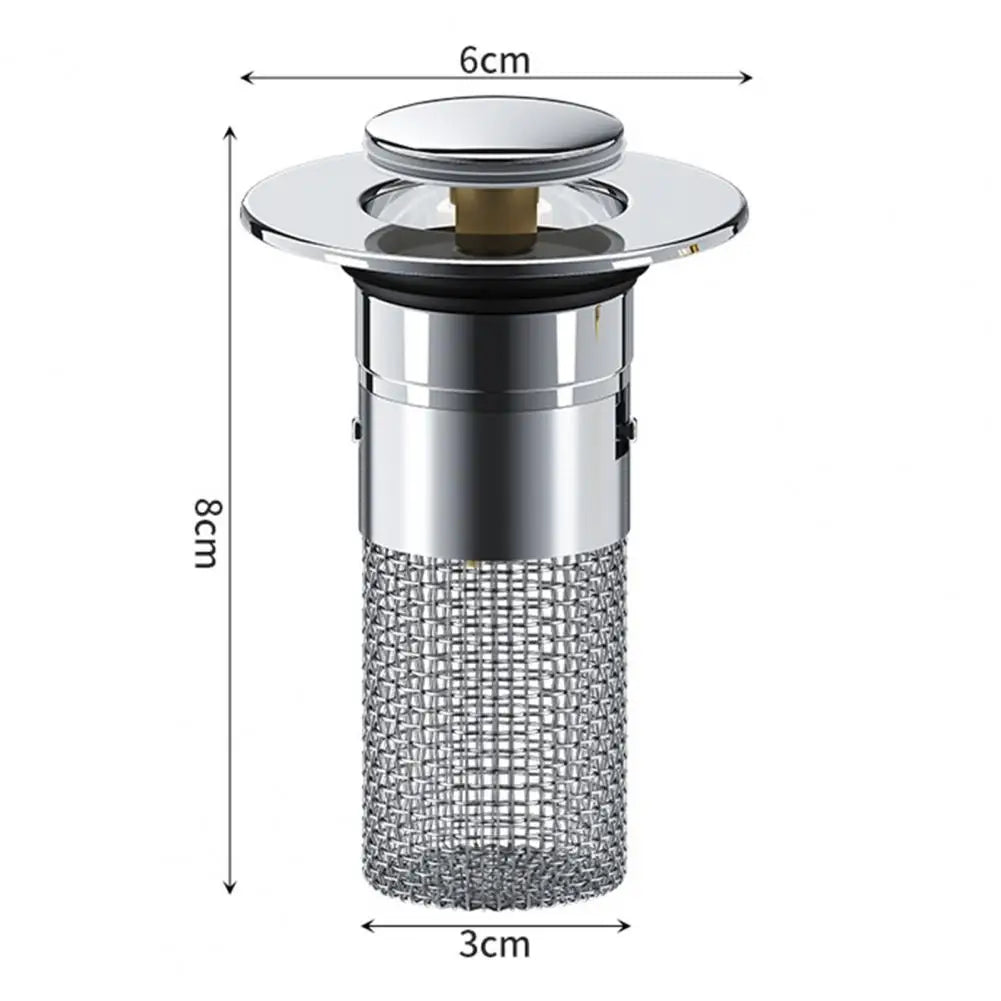 Stainless Steel Universal No-Clog Drain Stopper