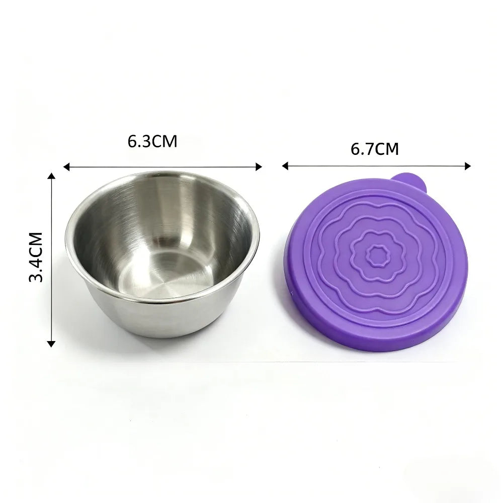 LeakLock Stainless Steel Meal Prep Containers (6-Pack)
