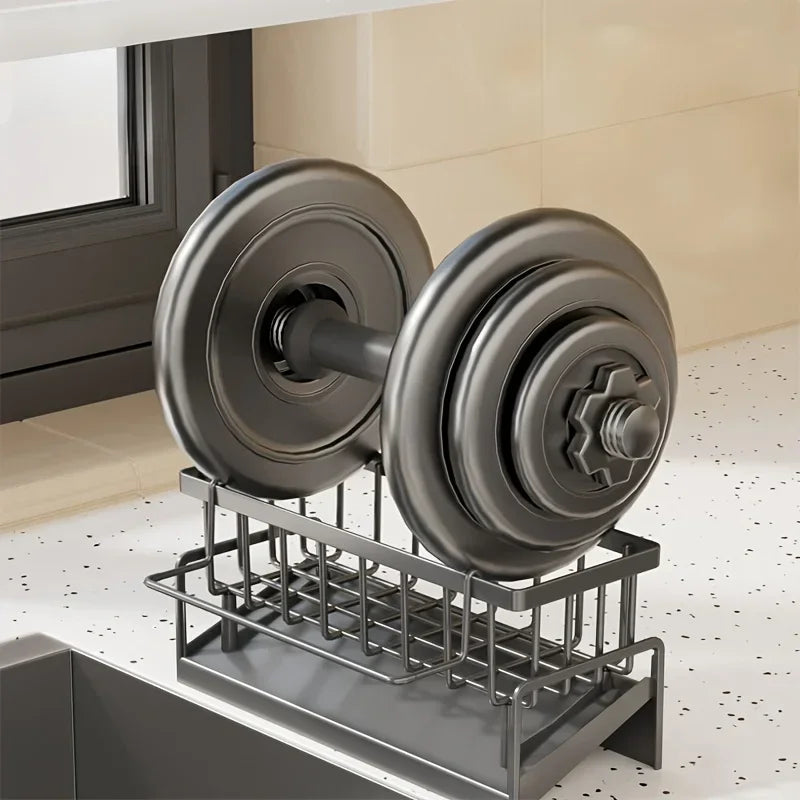 No-Drill Kitchen Sink Organizer & Sponge Holder