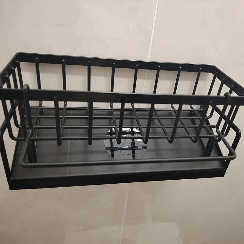 No-Drill Kitchen Sink Organizer & Sponge Holder